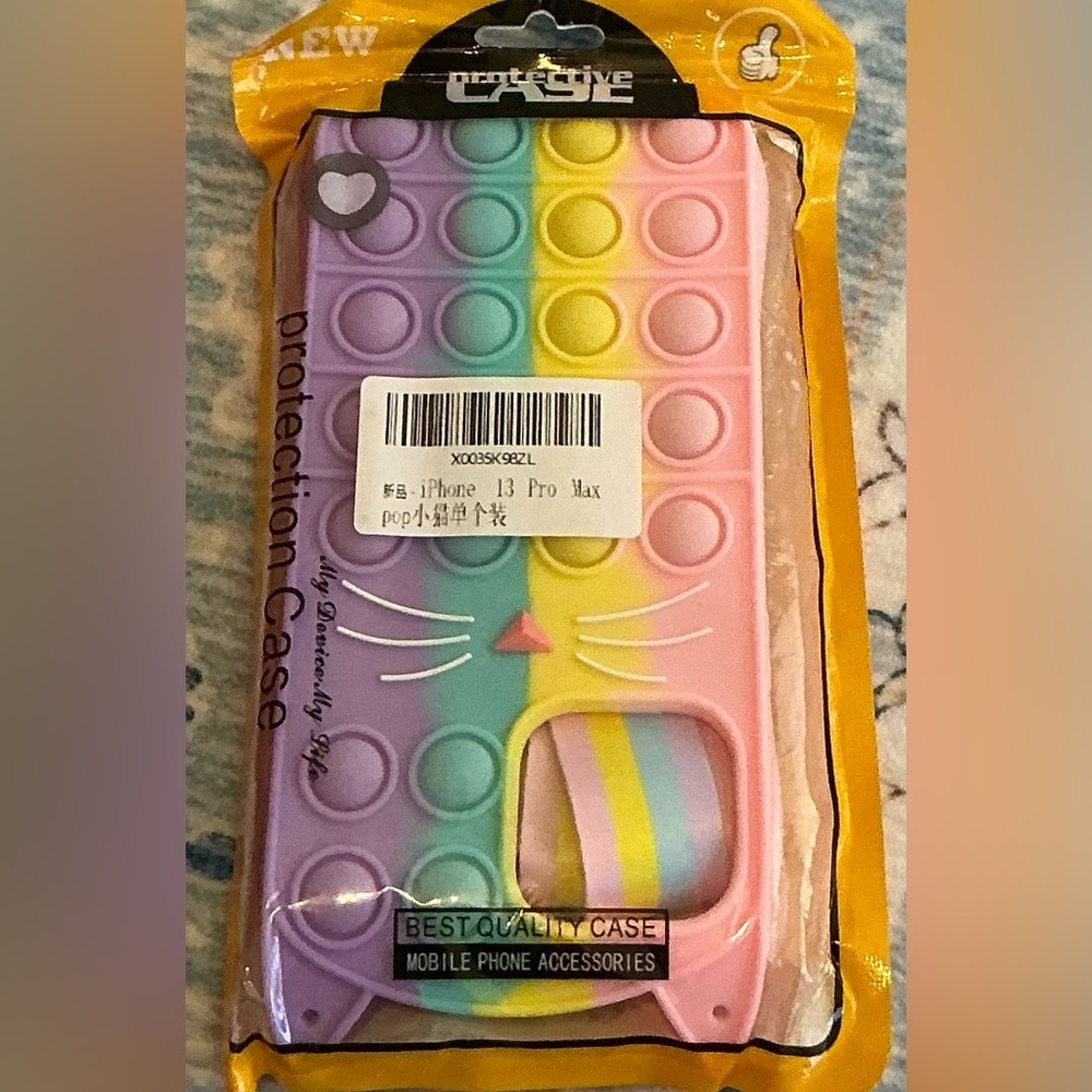 Rainbow Cat iPhone 13 Pro Max Case